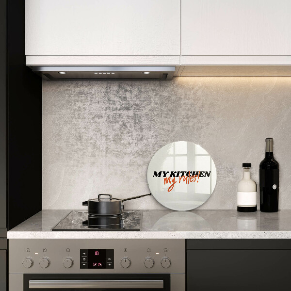 Steklena podloga za rezanje My kitchen my rules