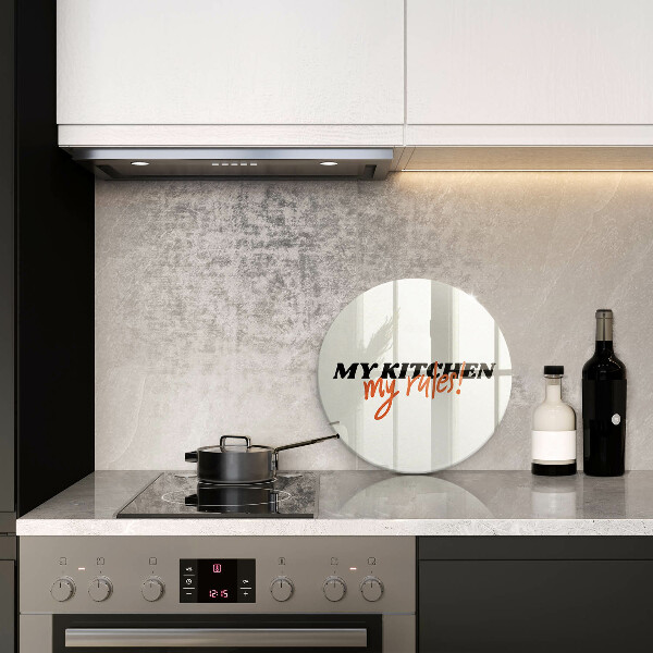 Steklena podloga za rezanje My kitchen my rules