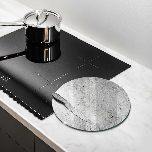 Steklena podloga za rezanje Tekstura betona