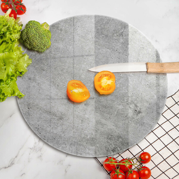 Steklena podloga za rezanje Tekstura betona