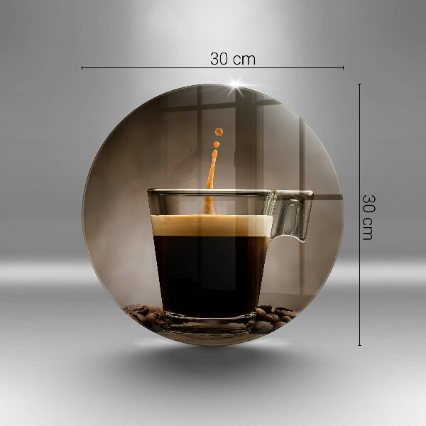 Steklena podloga za rezanje Steklo in kavna zrna