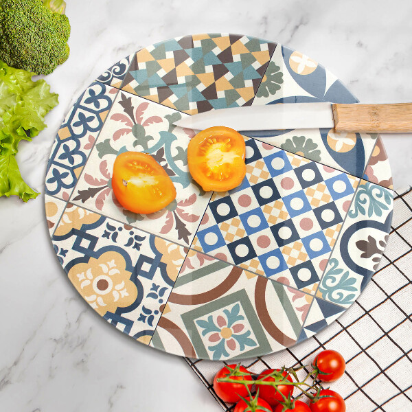 Steklena podloga za rezanje Dekorativne ploščice