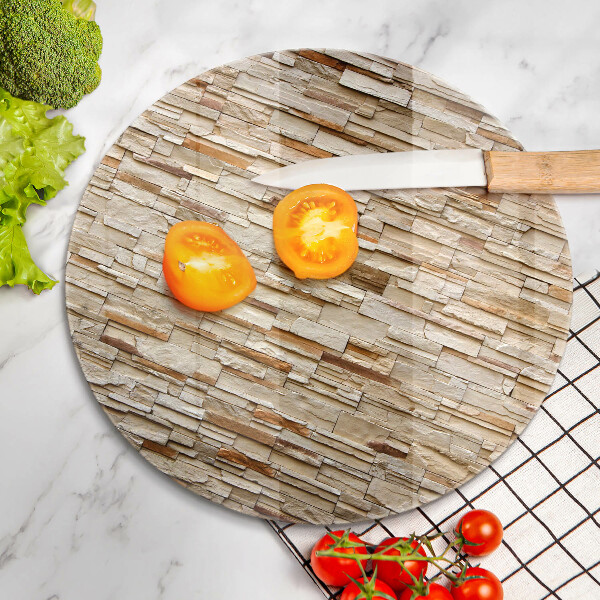 Steklena podloga za rezanje Tekstura okrasnih kamnov