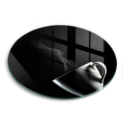 Steklena podloga za rezanje Skodelica čaja