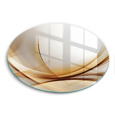 Steklena podloga za rezanje Abstraktne oblike