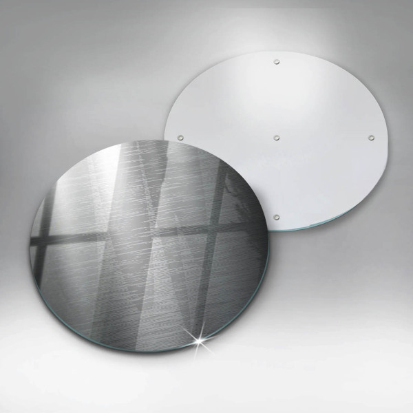 Steklena podloga za rezanje Kovinska tekstura