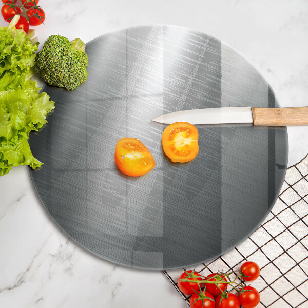 Steklena podloga za rezanje Kovinska tekstura