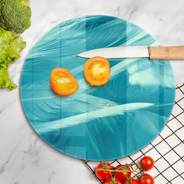 Steklena podloga za rezanje Nežno perje