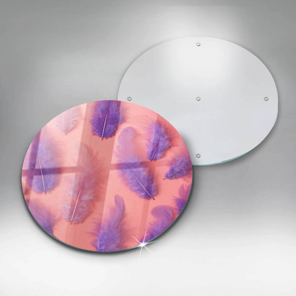 Steklena podloga za rezanje Puhasto perje