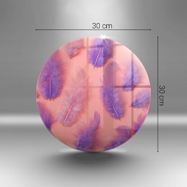 Steklena podloga za rezanje Puhasto perje