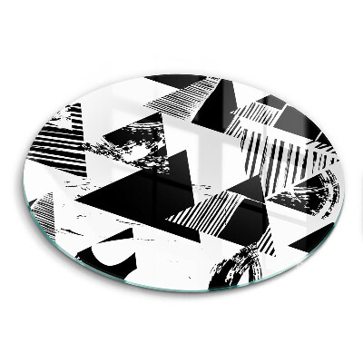 Steklena podloga za rezanje Geometrijski trikotniki