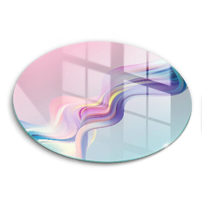 Steklena podloga za rezanje Pastelna abstrakcija