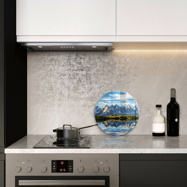 Steklena podloga za rezanje Gorska pokrajina