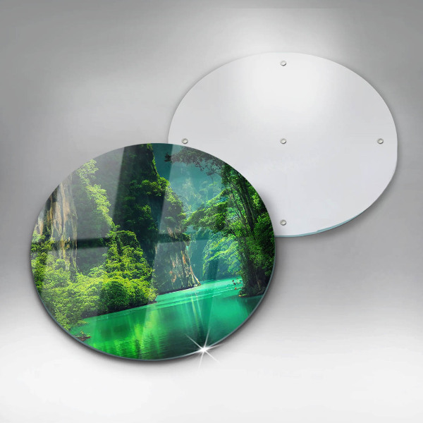 Steklena podloga za rezanje Lagunska pokrajina