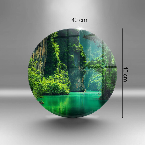 Steklena podloga za rezanje Lagunska pokrajina