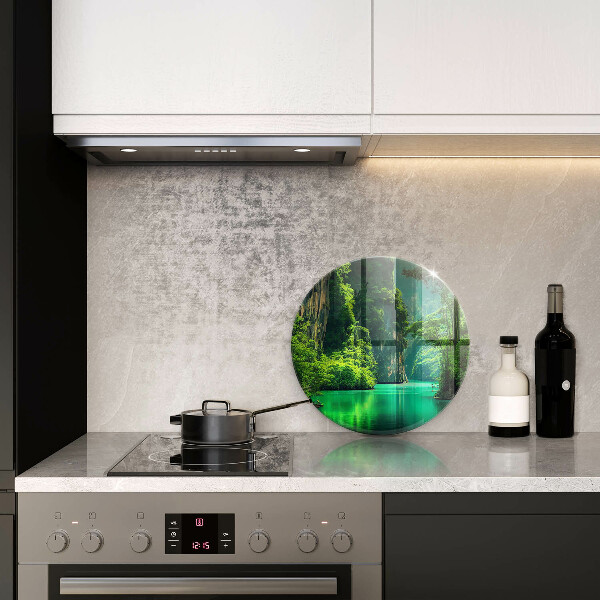 Steklena podloga za rezanje Lagunska pokrajina