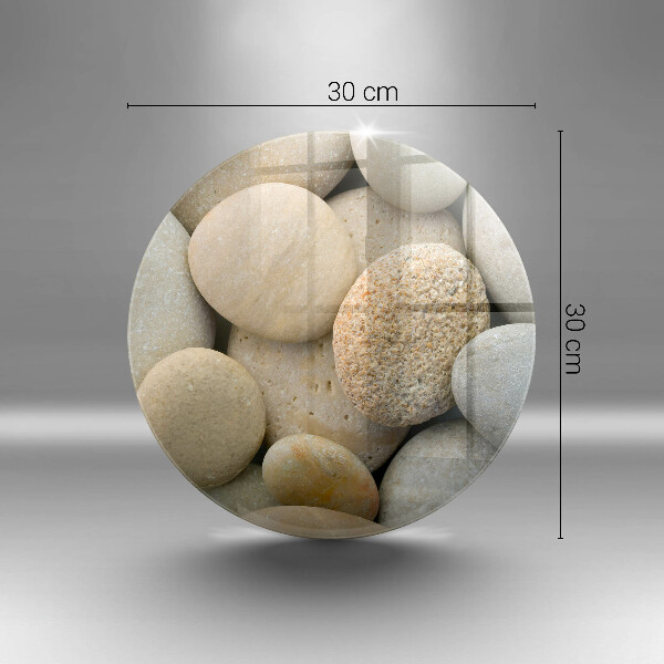 Steklena podloga za rezanje Vzorec ovalnih kamnov