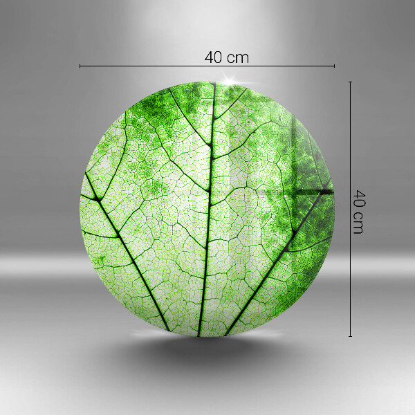 Steklena podloga za rezanje Okrasni žilni list