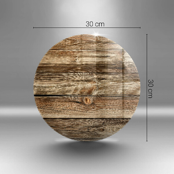 Steklena podloga za rezanje Tekstura lesene deske