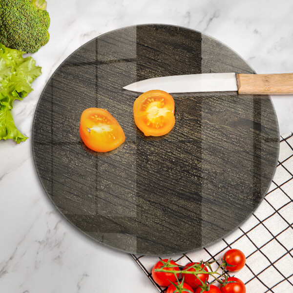 Steklena podloga za rezanje Tekstura lesnega lubja