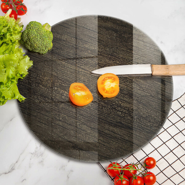 Steklena podloga za rezanje Tekstura lesnega lubja