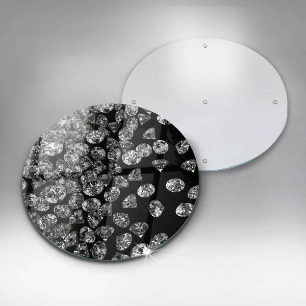 Steklena podloga za rezanje Diamanti diamanti