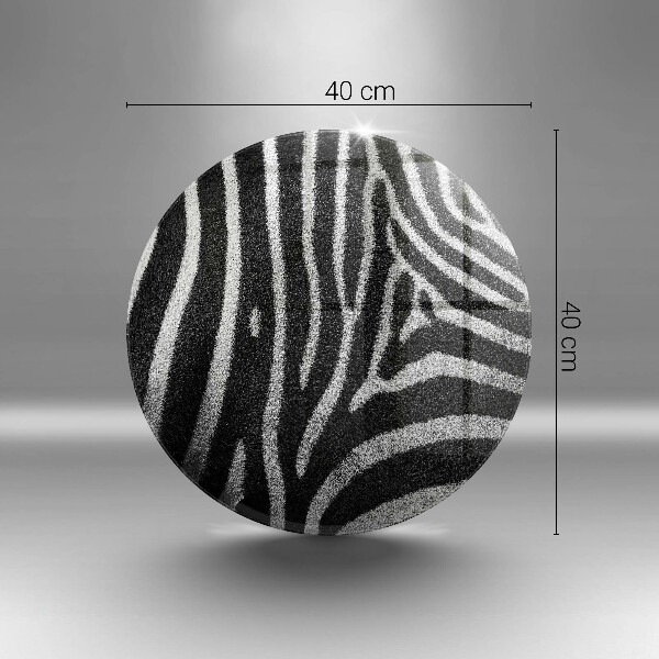 Steklena podloga za rezanje Zebraste črte