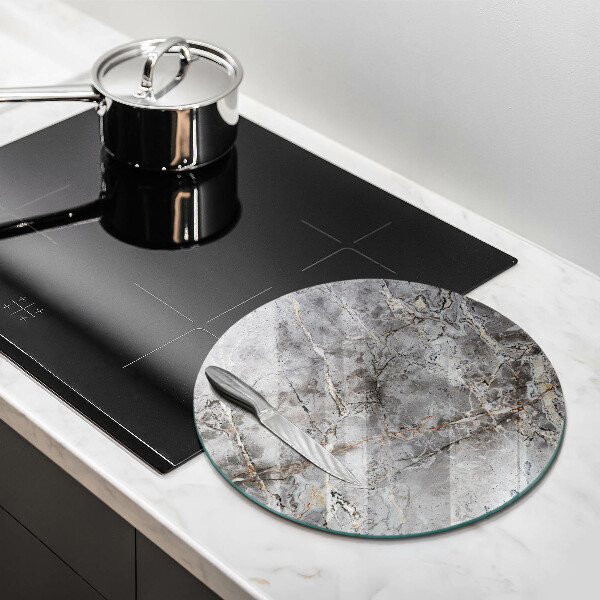 Steklena podloga za rezanje Kamnita tekstura