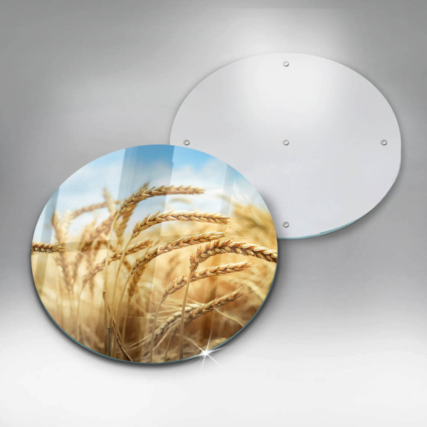 Steklena podloga za rezanje Klasje žit na polju