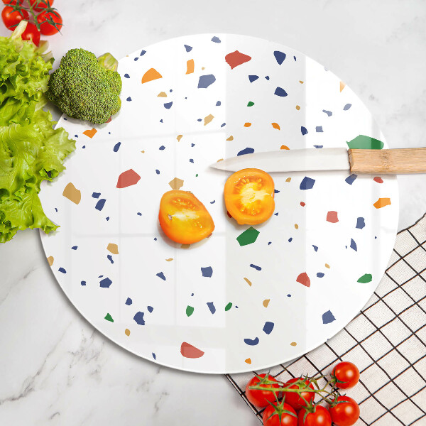 Steklena podloga za rezanje Pisana kamnina