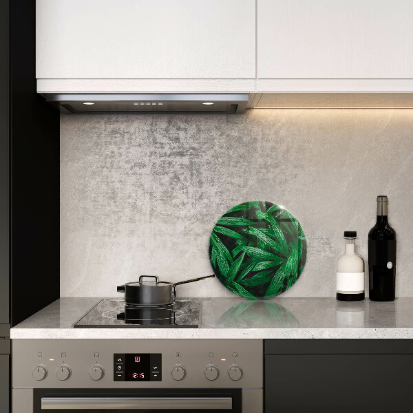 Steklena podloga za rezanje Listi rastlin