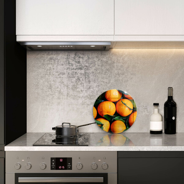 Steklena podloga za rezanje Oranžno sadje