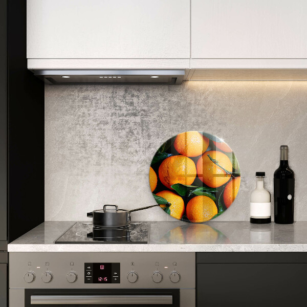 Steklena podloga za rezanje Oranžno sadje