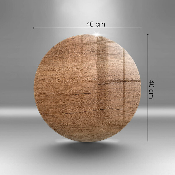 Steklena podloga za rezanje Tekstura lesa