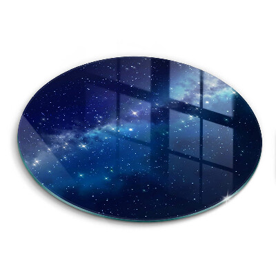 Steklena podloga za rezanje Vesolje in zvezde