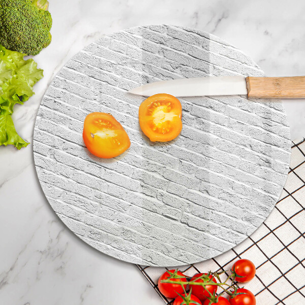 Steklena podloga za rezanje Stena iz opečne stene