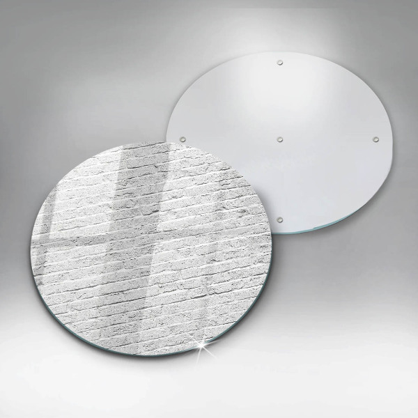 Steklena podloga za rezanje Stena iz opečne stene