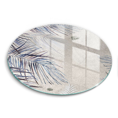 Steklena podloga za rezanje Subtilni listi