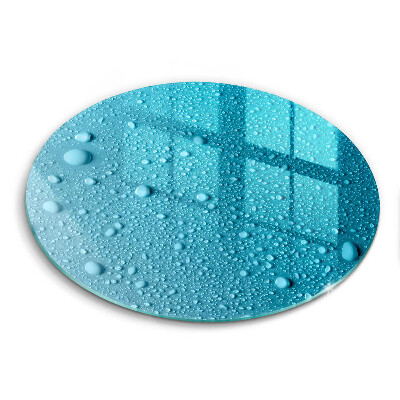 Steklena podloga za rezanje Kapljice vode