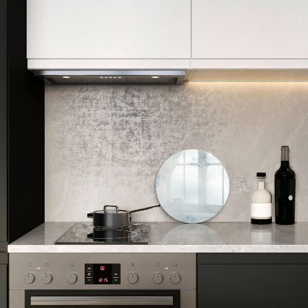 Steklena podloga za rezanje Nežno ozadje