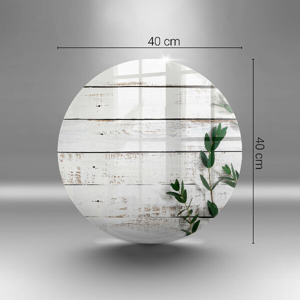 Steklena podloga za rezanje Stare deske in listi