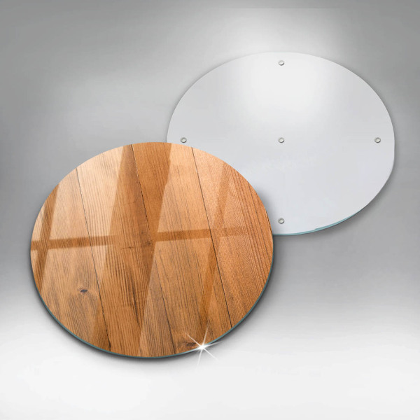 Steklena podloga za rezanje Lesene deske