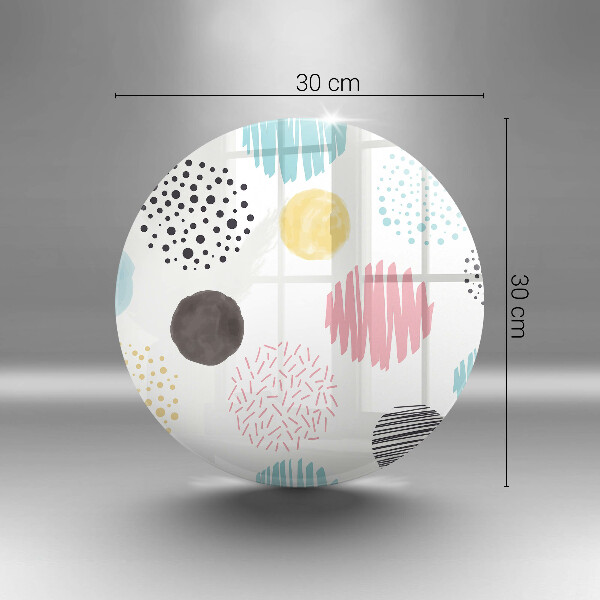 Steklena podloga za rezanje Poslikane oblike