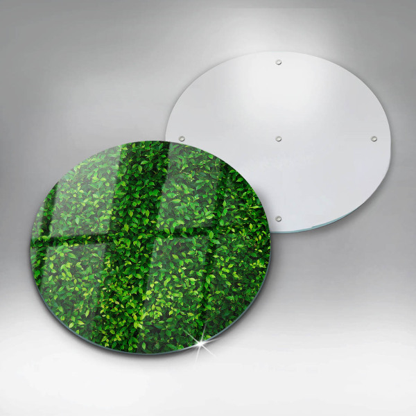 Steklena podloga za rezanje Rastlina z majhnimi listi