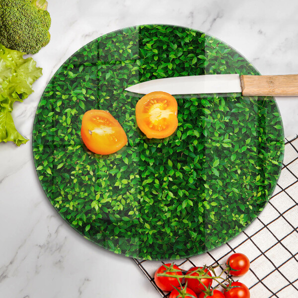 Steklena podloga za rezanje Rastlina z majhnimi listi