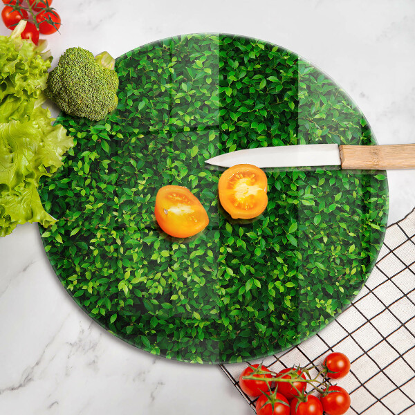 Steklena podloga za rezanje Rastlina z majhnimi listi