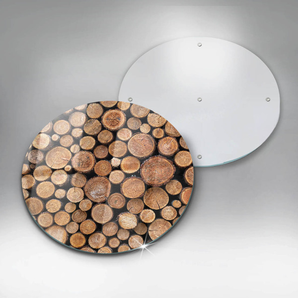 Steklena podloga za rezanje Drevesna debla