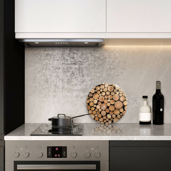 Steklena podloga za rezanje Drevesna debla