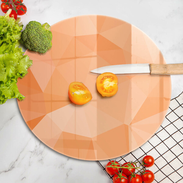 Steklena podloga za rezanje Geometrijsko ozadje