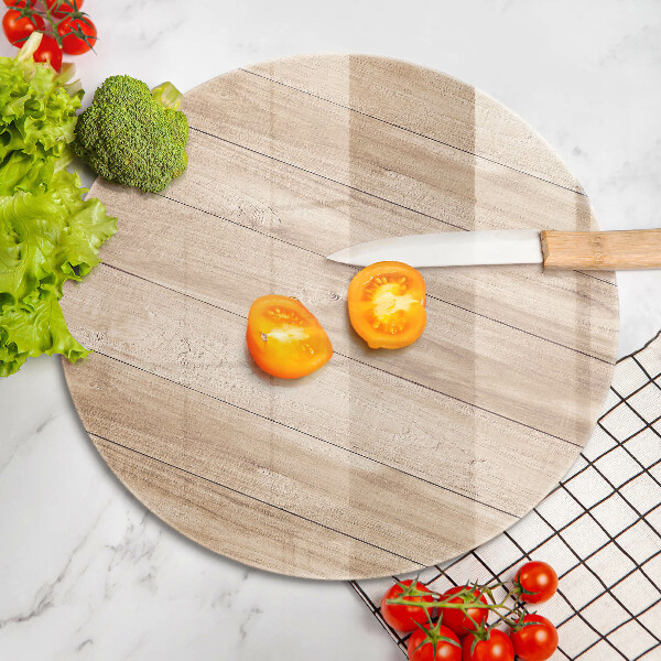 Steklena podloga za rezanje Lesene deske